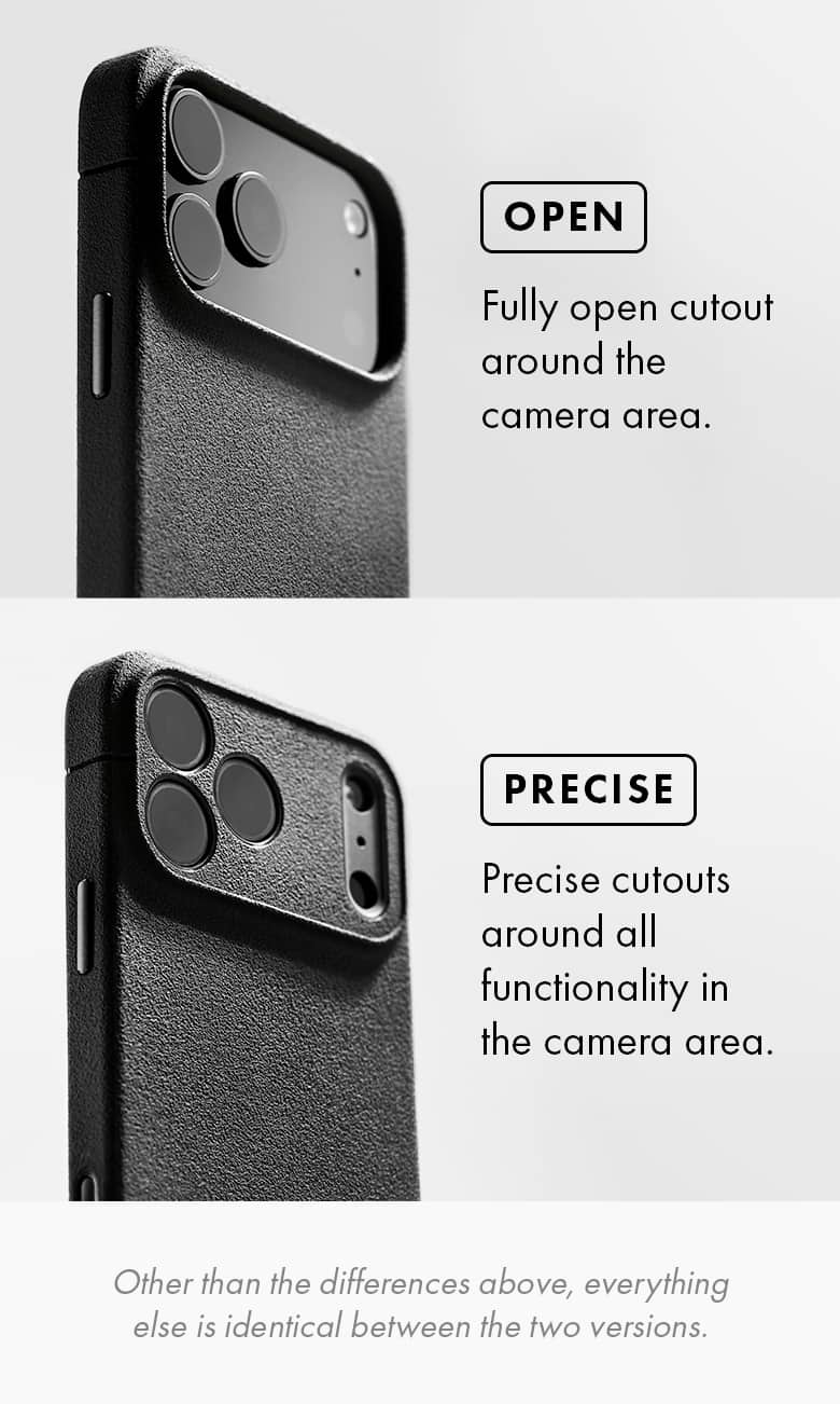 Caudabe Sheath (OPEN) Case MagSafe iPhone 17 Pro 6.3 - Gray