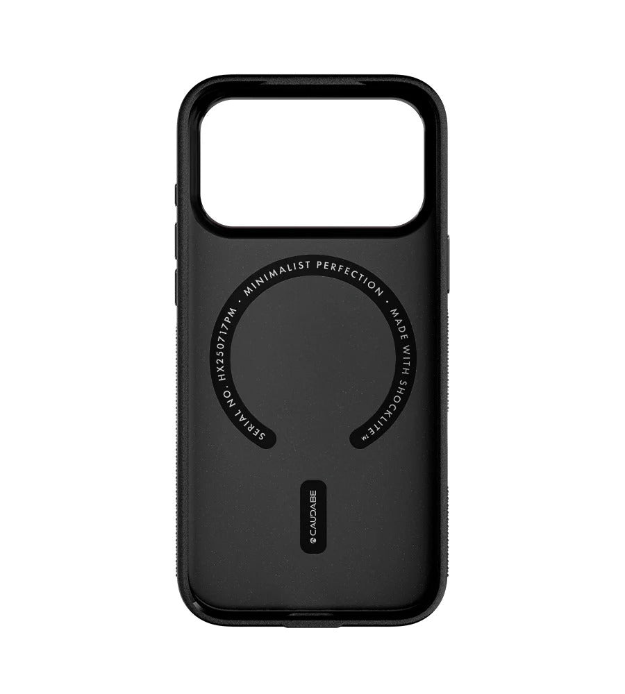 Caudabe Synthesis Slim Protective Case MagSafe iPhone 17 Pro Max 6.9 - Black