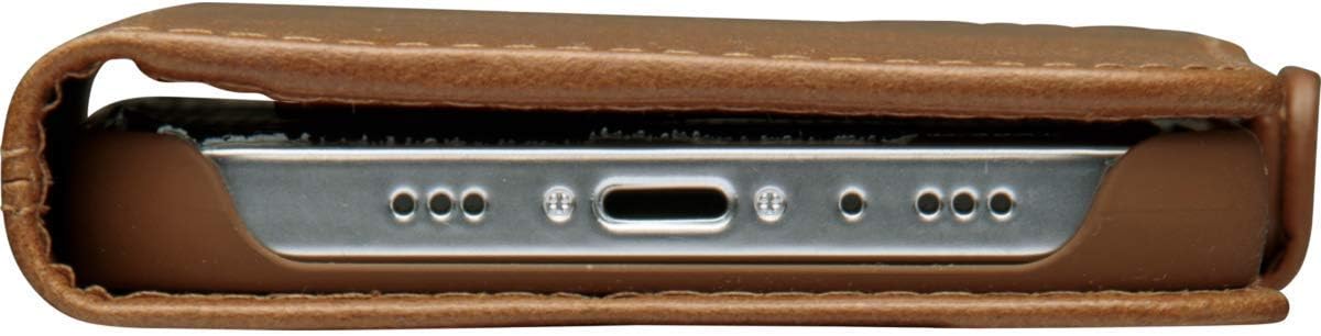 Dbramante1928 Copenhagen Slim Leather Folio Case iPhone 12 / 12 Pro - Tan