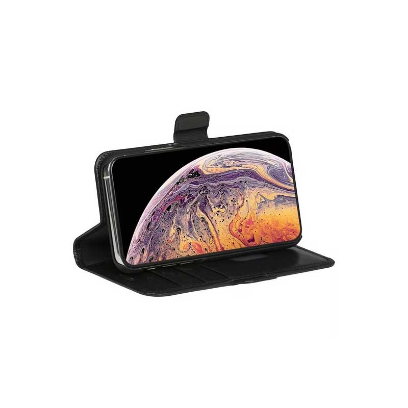 Dbramante1928 Copenhagen Plus Leather Folio Case iPhone 11 Pro / X / Xs- Black