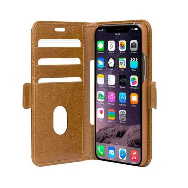 Dbramante1928 Copenhagen Plus Leather Folio Case iPhone 11 Pro Max / XS Max - Tan