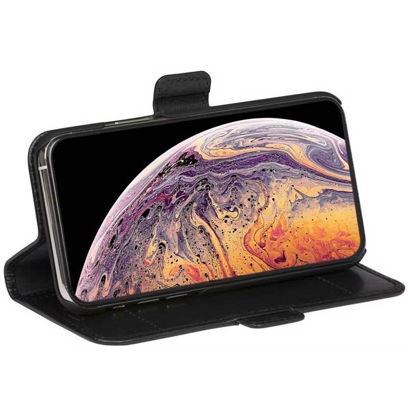 Dbramante1928 Copenhagen Wallet Leather Folio Case iPhone XS Max - Black
