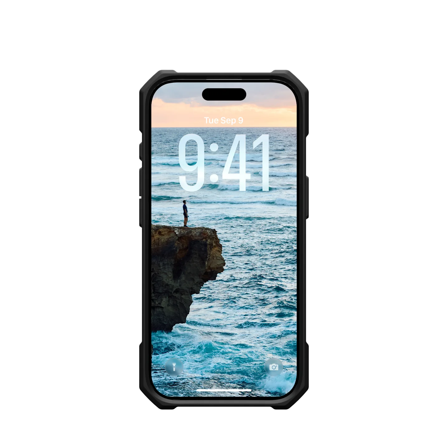 uag case for iphone 17 standard black back protection