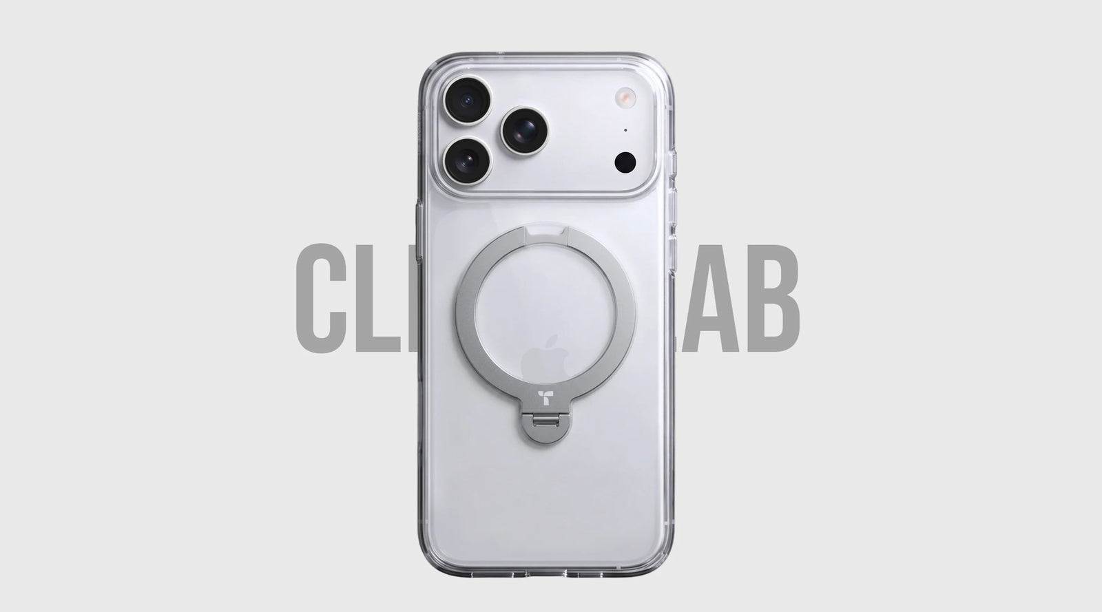 Ostand Q3 Spin MagSafe Case iPhone 18 Pro Max in Clear/Silver - Torras