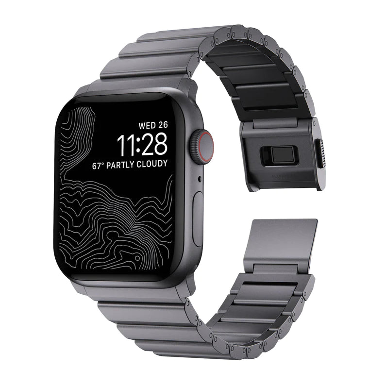 Nomad Aluminium Band for Apple Watch 45/49 mm - Space Grey