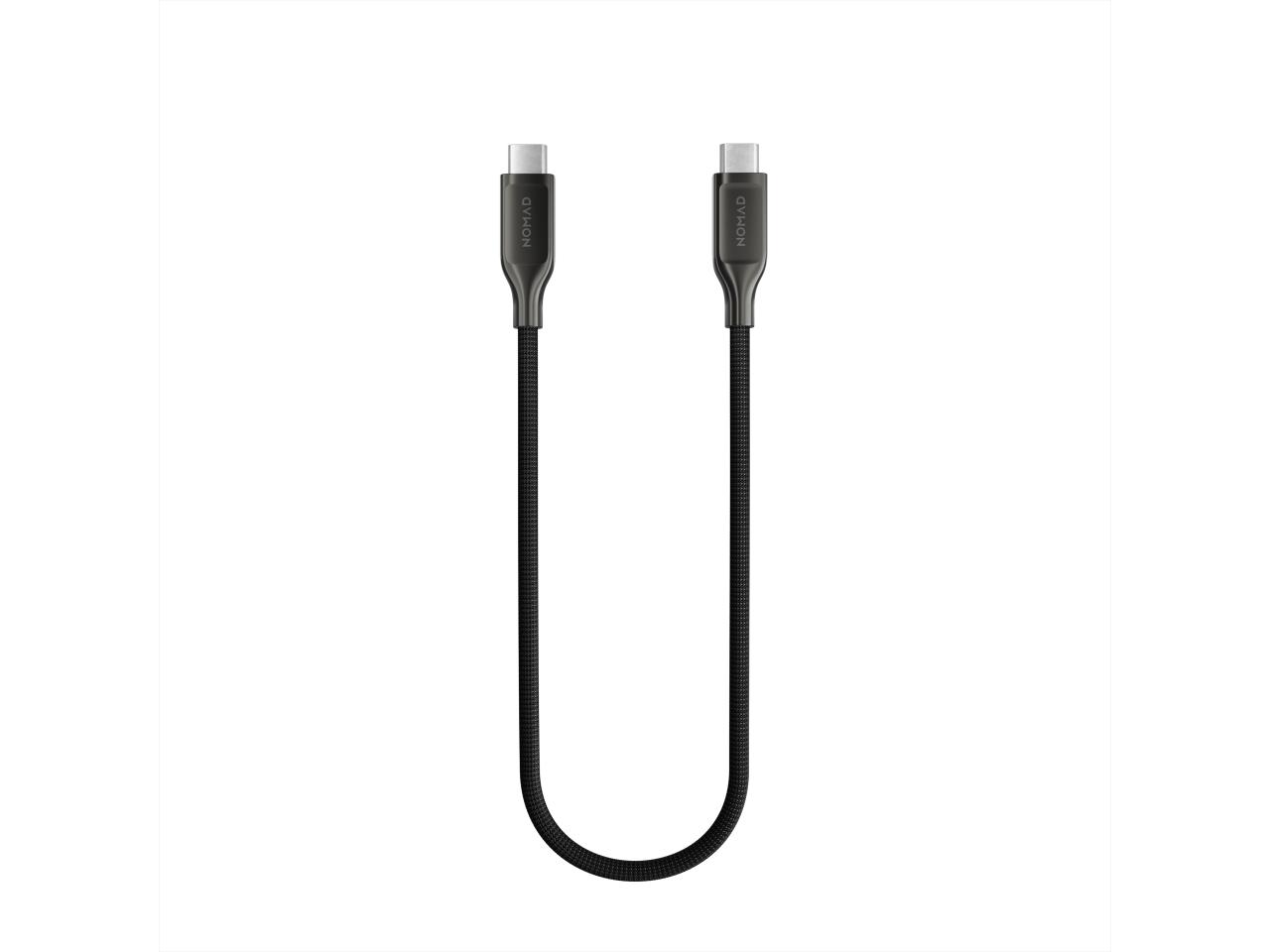 Nomad Kevlar® USB-C Cable 0.3m – Front View