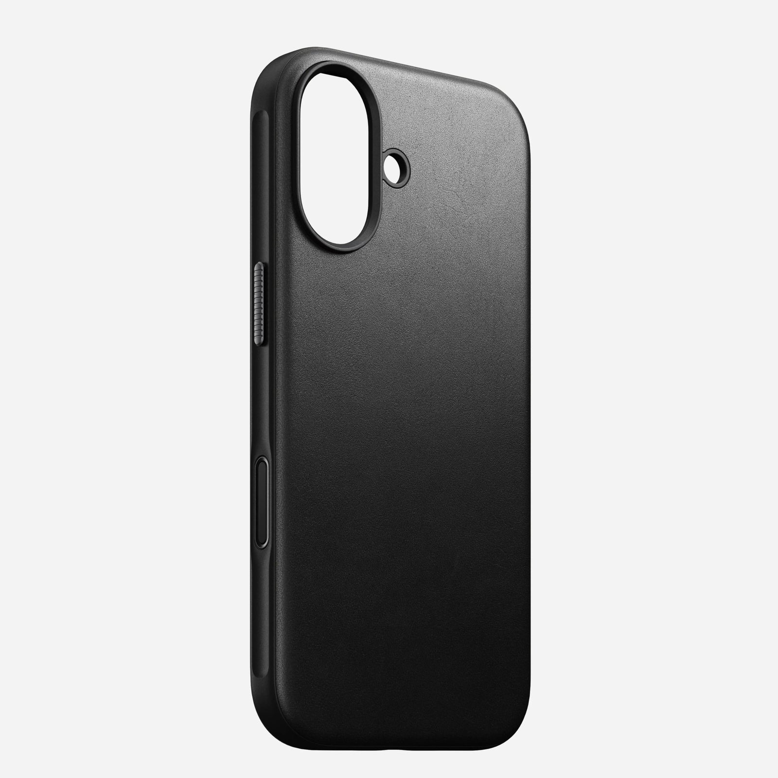 nomad modern leather case for iphone 17 black grippy sides