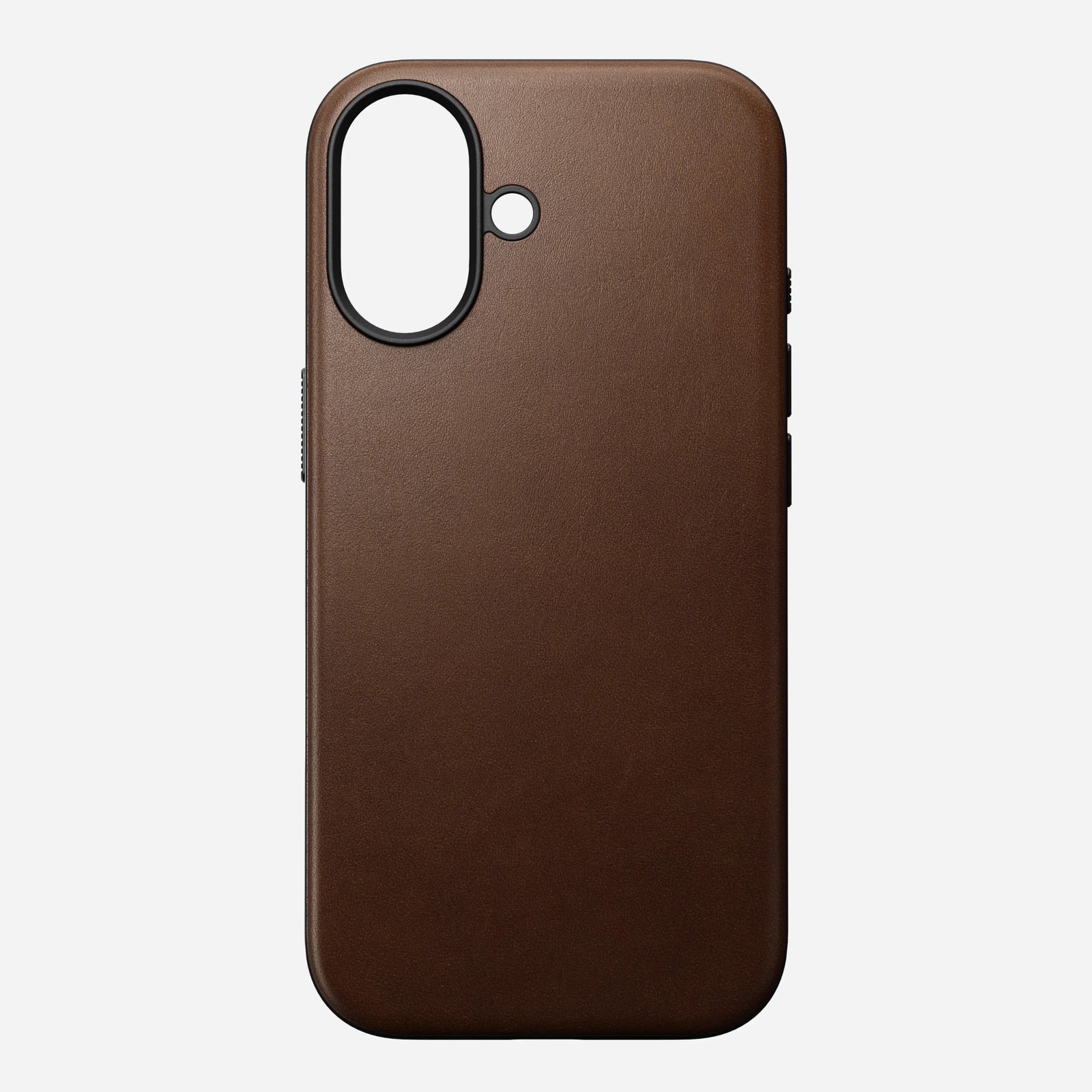 nomad modern leather case for iphone 17 brown back protection