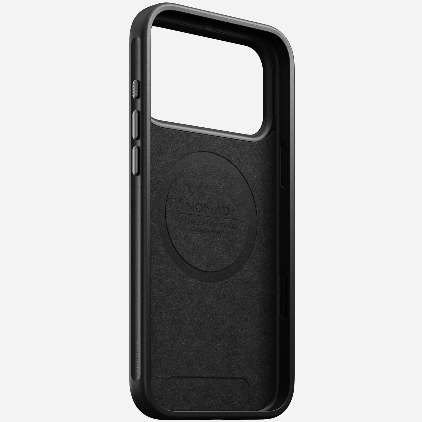 nomad modern case for iphone 17 pro max black side profile