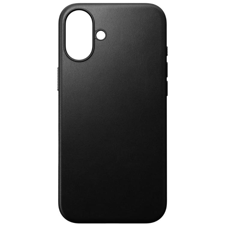 Nomad Modern Leather Case for iPhone 16 Standard 6.1 - Black