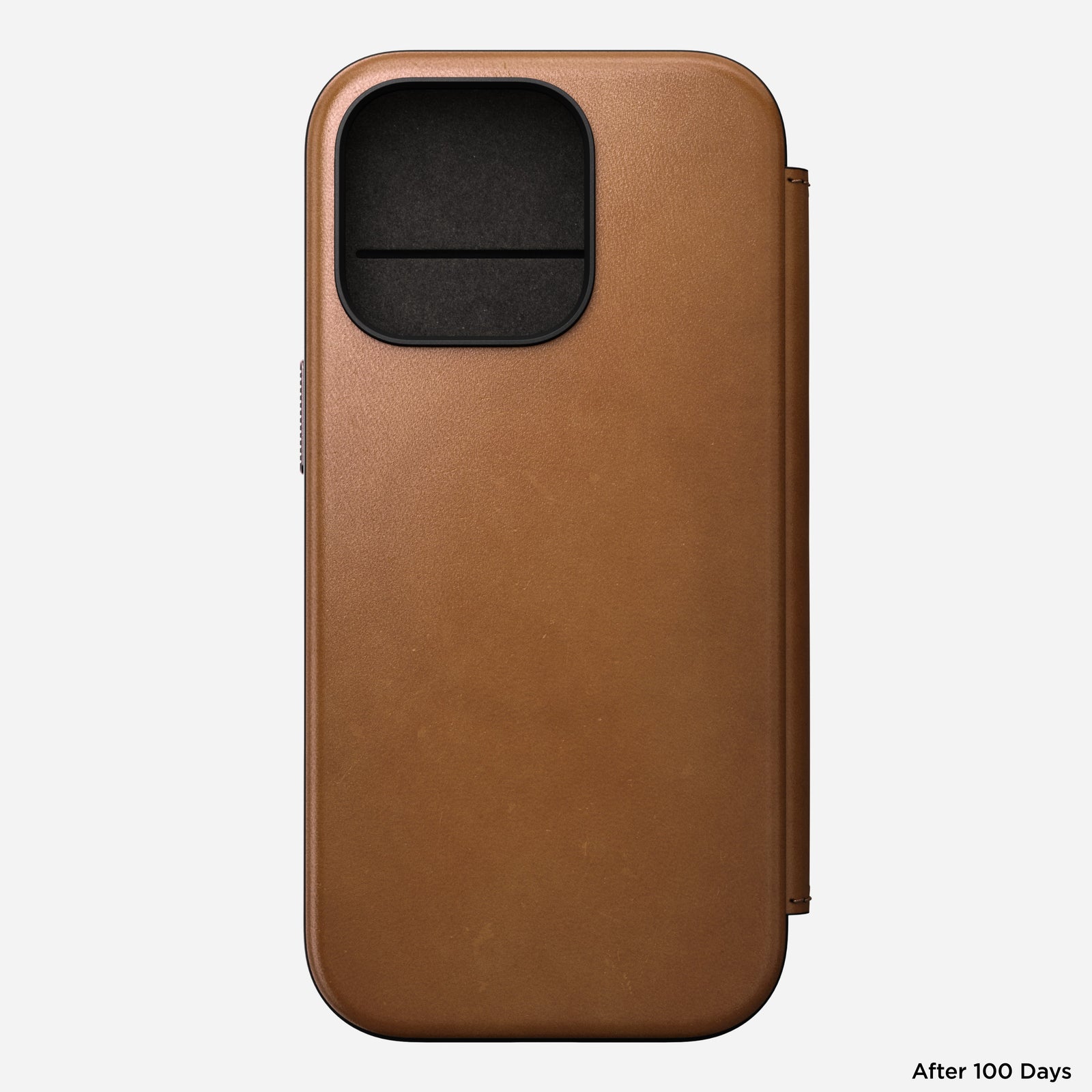 Nomad Modern Premium Leather Folio Case iPhone 16 Pro 6.3 - English Tan