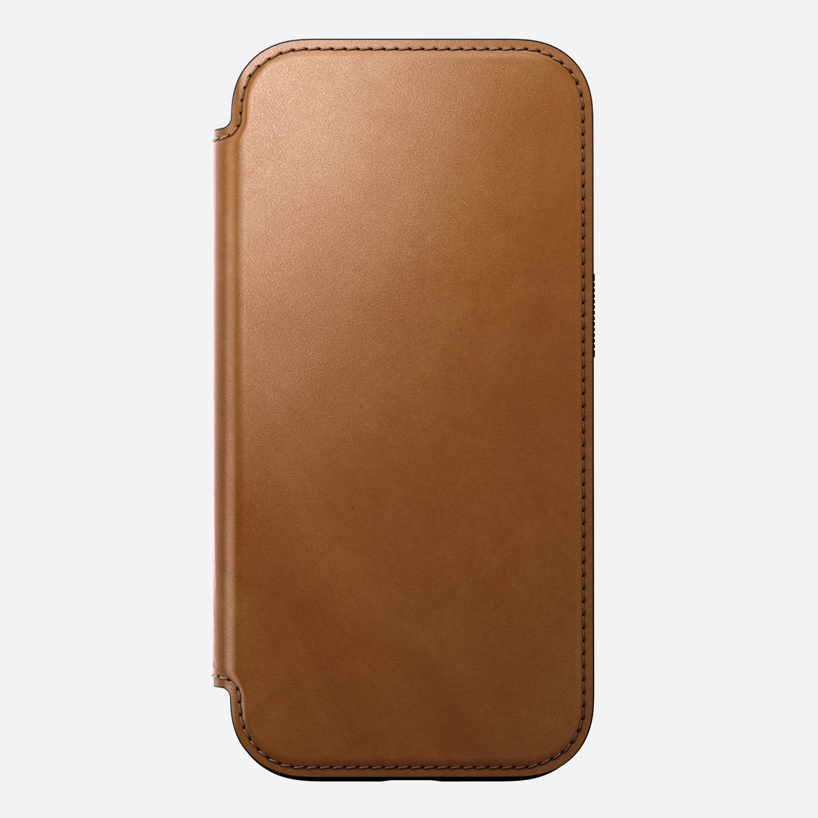 Nomad Modern Premium Leather Folio Case iPhone 16 Pro 6.3 - English Tan