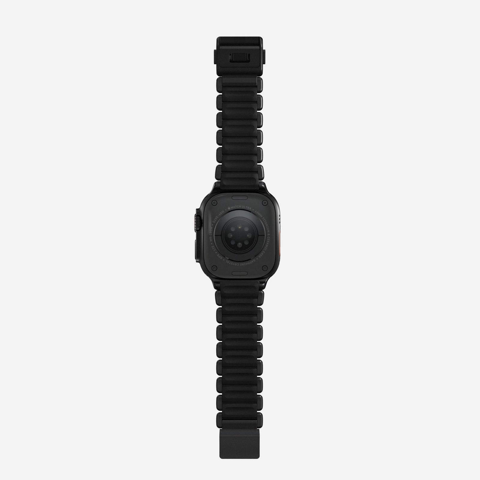 Nomad Stratos Titanium Apple Watch Ultra 1 - 3 / 42-49mm / Series 1-11 & SE - Black / Black - Mac Addict