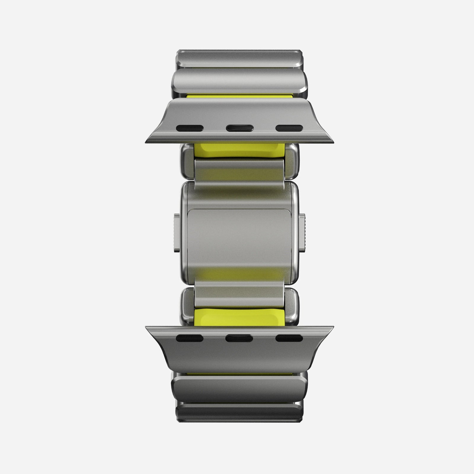 Nomad Stratos Titanium Apple Watch Ultra 1 - 3 / 42-49mm / Series 1-11 & SE - Natural / Volt - Mac Addict