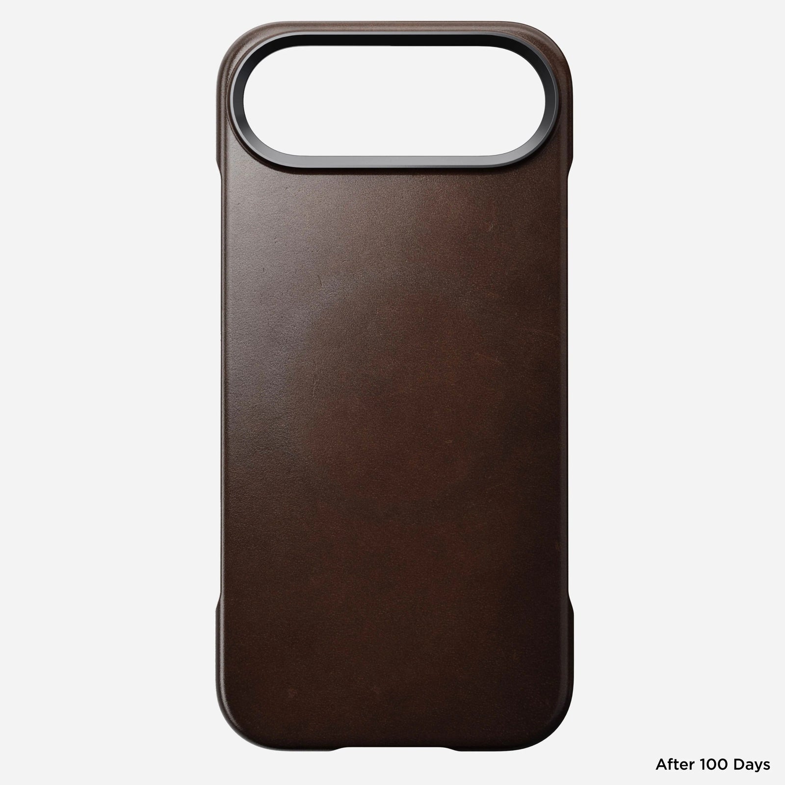 nomad horween case for iphone 17 air brown patina finish