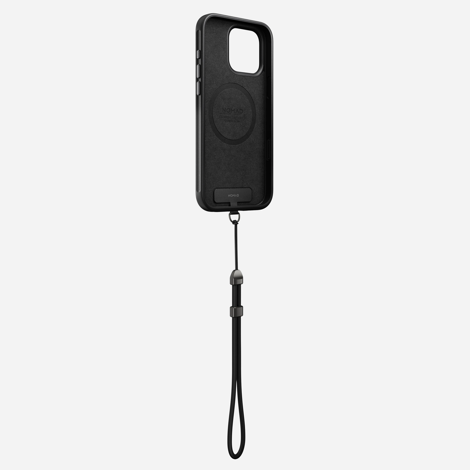 Phone case and Wrist strap from the front