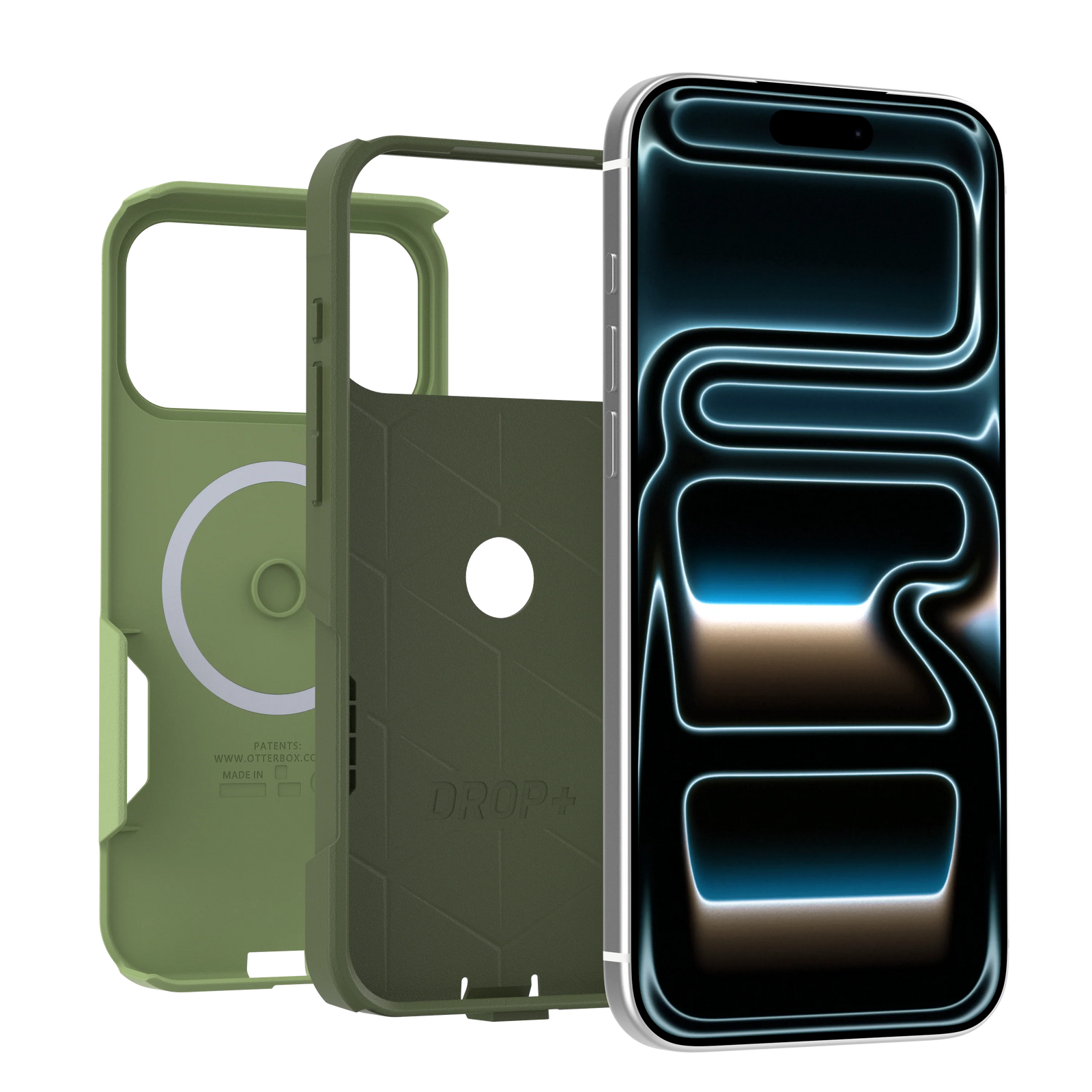 Commuter Case for iPhone 18 Pro Max 6.9 in Keyframe Green - OtterBox