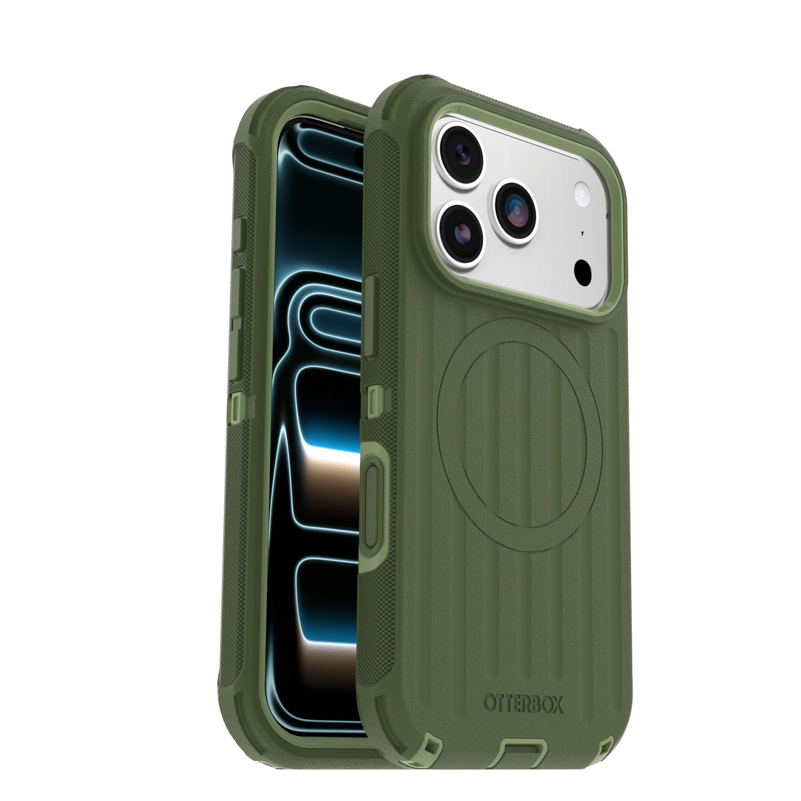 Defender Pro Case for iPhone 18 Pro 6.3 in Halfwise Green - OtterBox