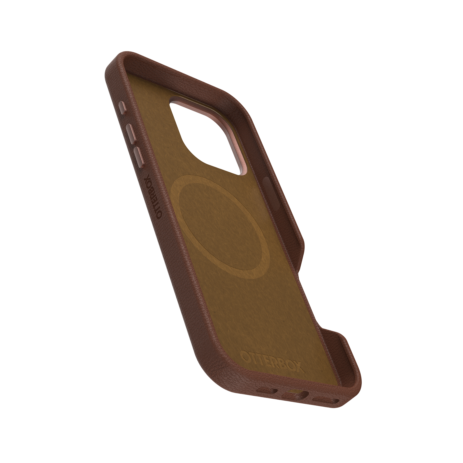 OtterBox Symmetry Cactus Leather Case for iPhone 16 Pro - Rich Adobe