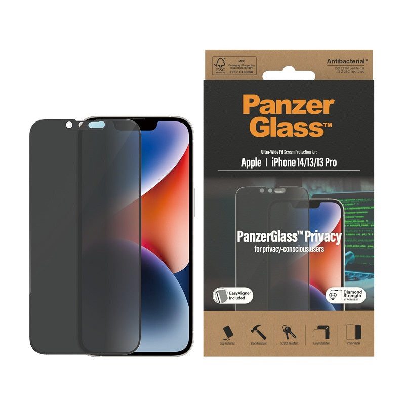 PanzerGlass UltraWide Fit Privcy Screen Protector For iPhone 14