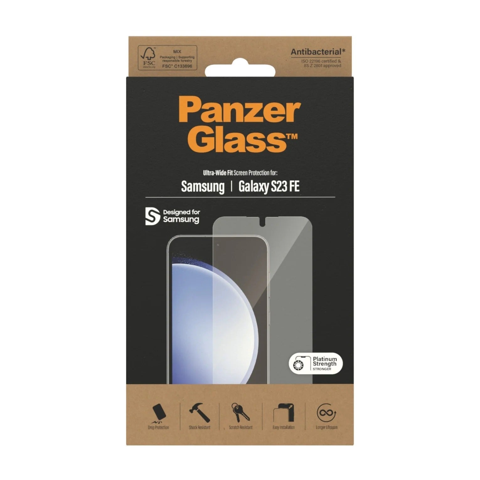 Panzer Glass Ultra Wide Fit Screen Guard Samsung S23 FE 6.4 - Mac Addict