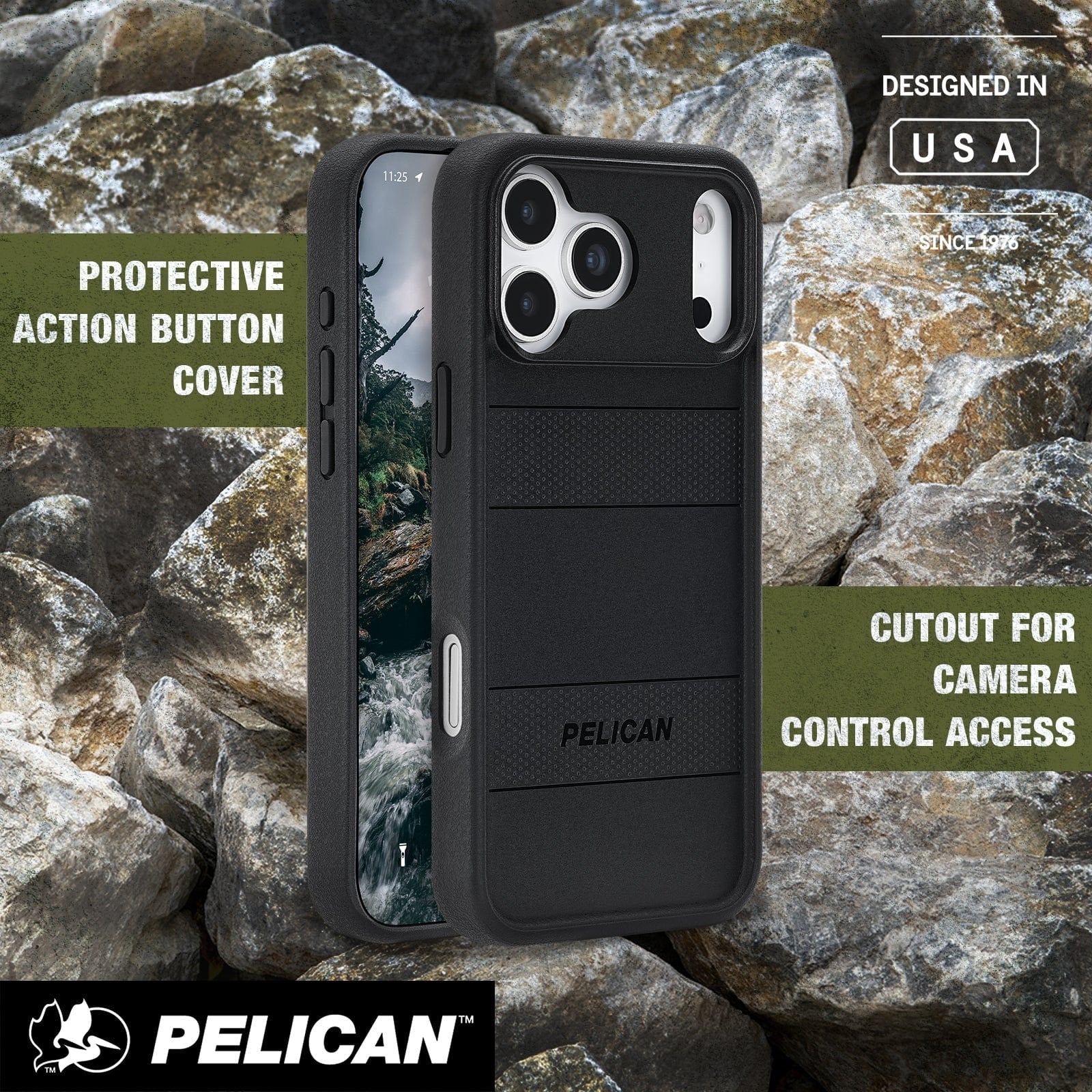 Protector MagSafe Case for iPhone 18 Pro Max in Black - Pelican