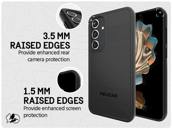 Pelican Protector Tough Slim Case Samsung S24 Plus 6.7 inch - Black - Mac Addict