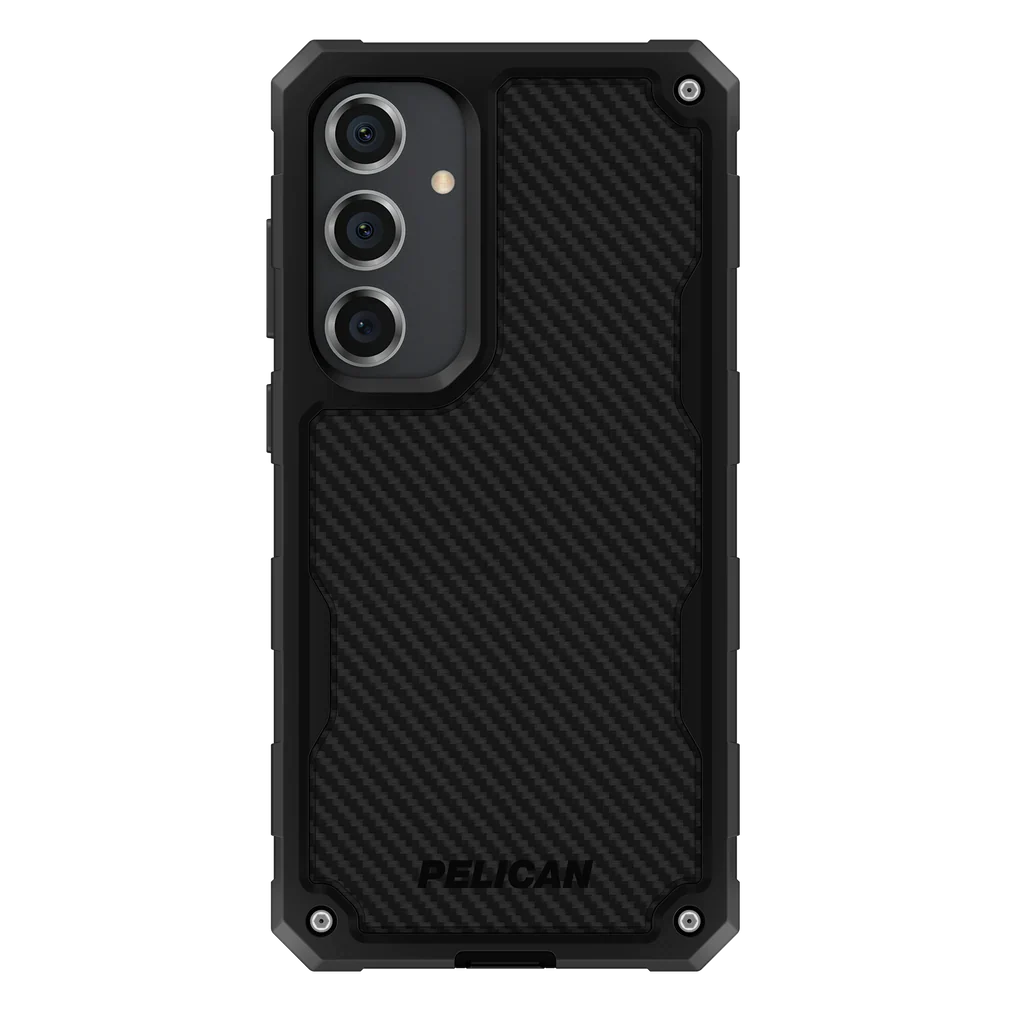 Pelican Shield Carbon Fibre Case Samsung S24 Plus 6.7 inch - Black - Mac Addict