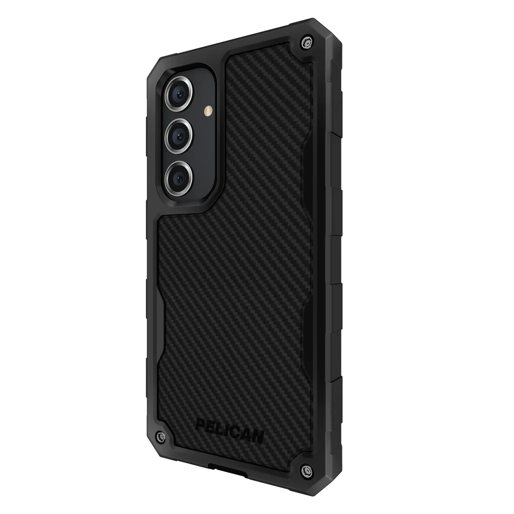 Pelican Shield Carbon Fibre Case Samsung S24 Plus 6.7 inch - Black - Mac Addict