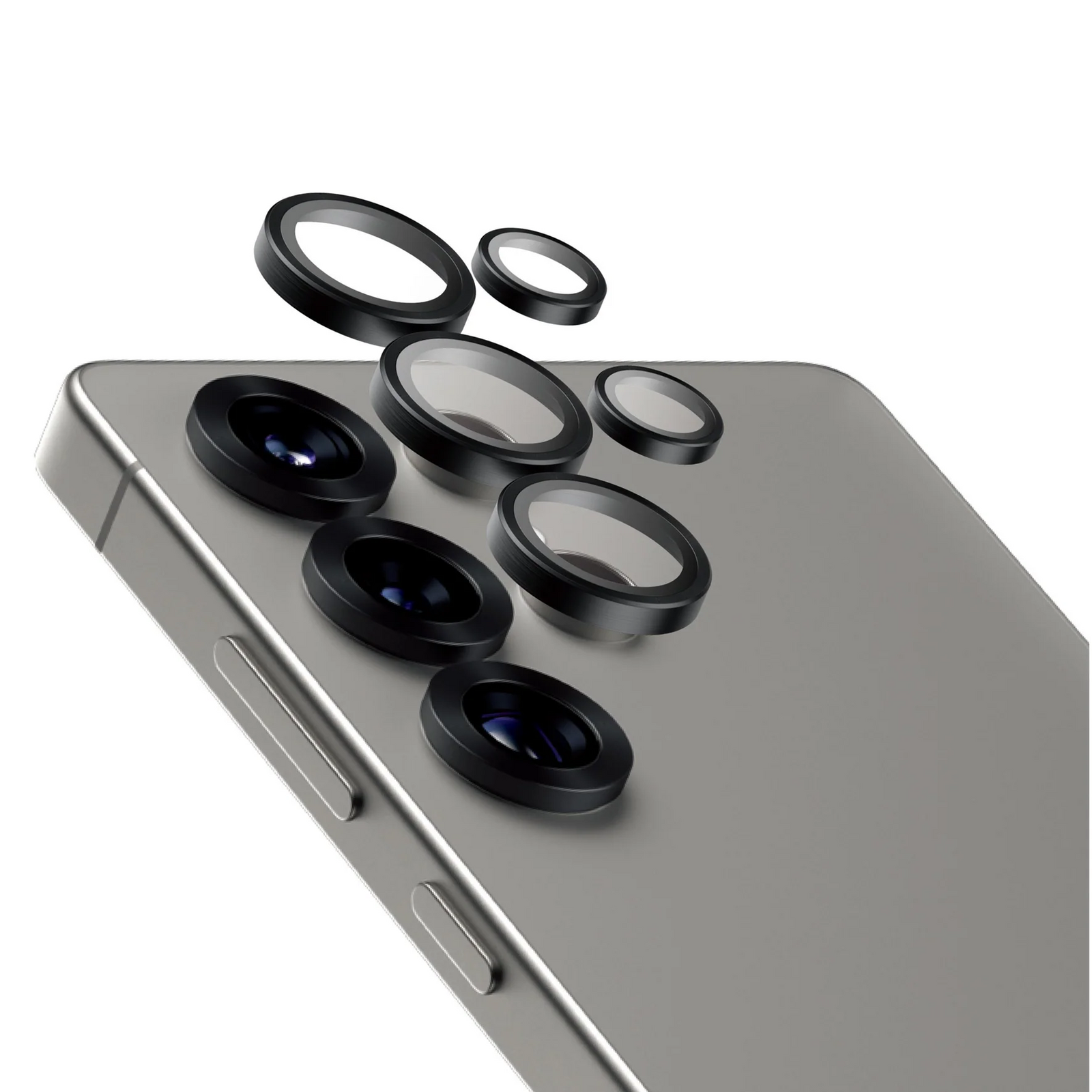 PanzerGlass Hoops Ceramic Camera Lens Protector Samsung Galaxy S25 Ultra - Black