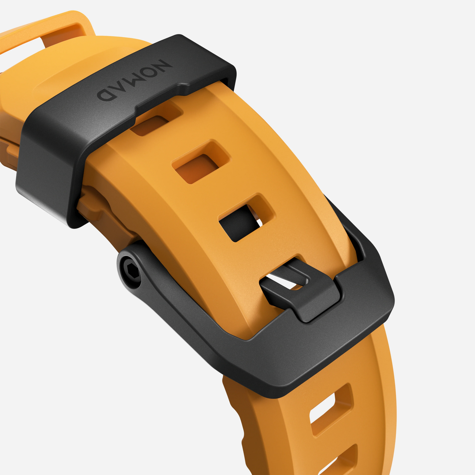 Nomad Rocky Point Band for Apple Watch 42-49-Ultra - Sol Yellow (Black Hardware)