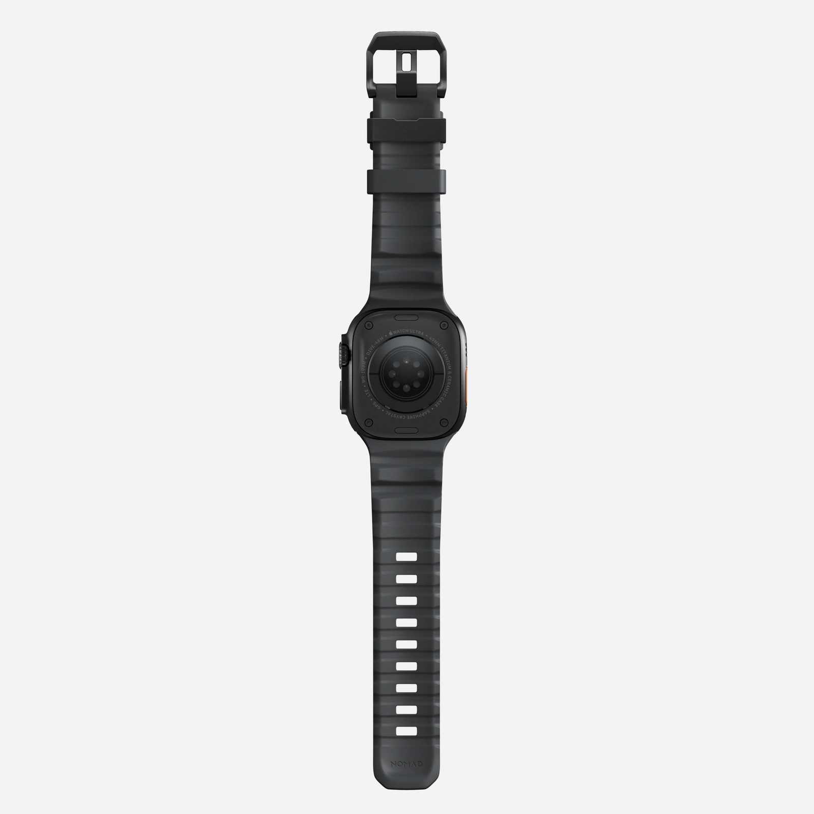 Nomad Rocky Point Band for Apple Watch 42-49 & Ultra 1 / 2 - Storm (Black Hardware)