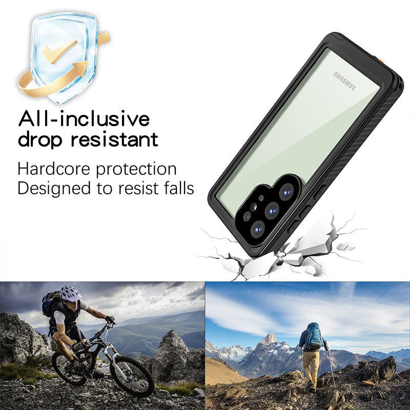 Waterproof & Dustproof Samsung Galaxy S25 Ultra Case Built-in Screen Guard