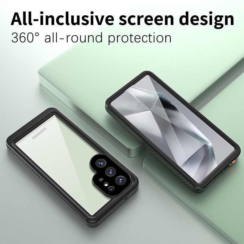 Waterproof & Dustproof Samsung Galaxy S25 Ultra Case Built-in Screen Guard
