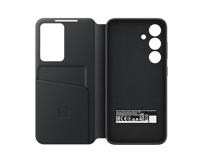 Samsung Official Smart View Wallet Case S24 Standard 6.2 inch - Black - Mac Addict