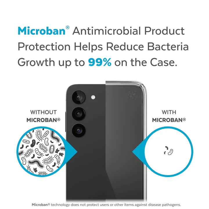 Speck Presidio Perfect Clear Case Samsung S23 6.1 inch - Clear