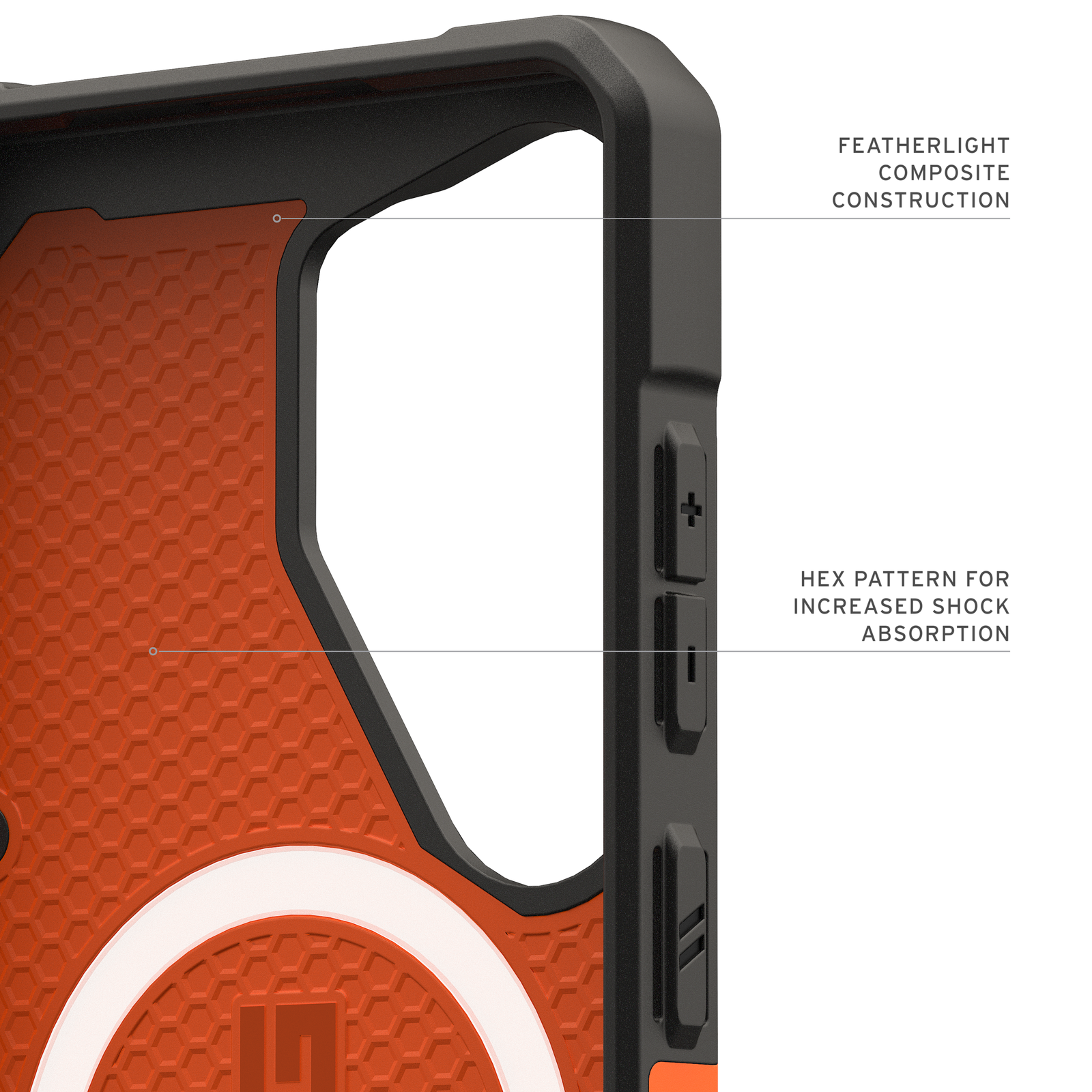 UAG Pathfinder Case with Magnets for Samsung Galaxy S26 Ultra - Orange