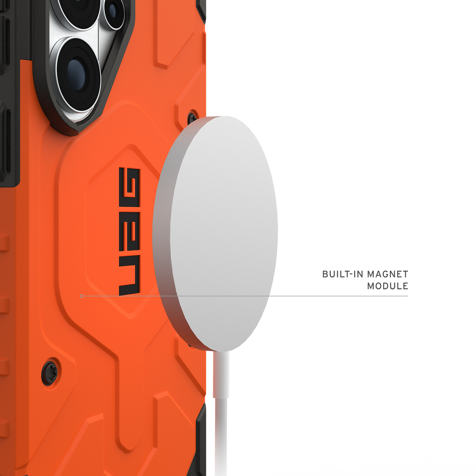 UAG Pathfinder Case with Magnets for Samsung Galaxy S26 Ultra - Orange