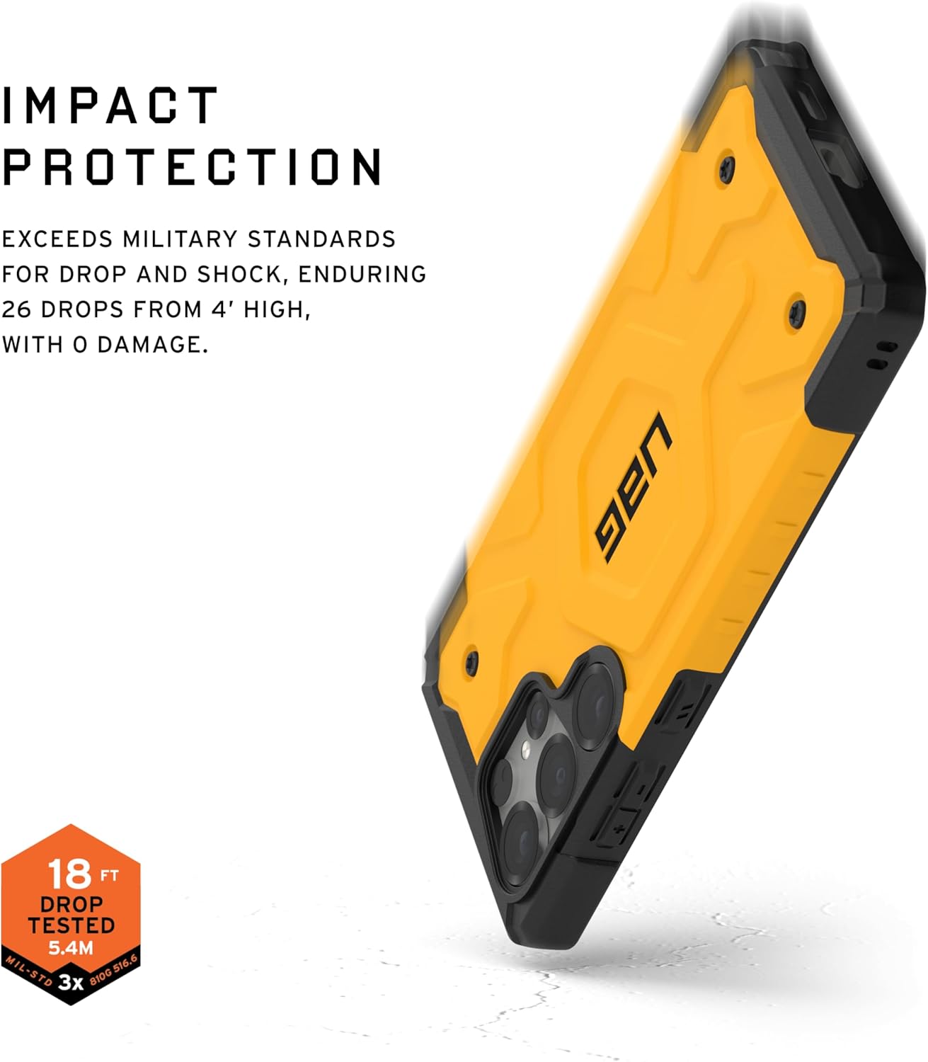 UAG Pathfinder Case with Magnets for Samsung Galaxy S25 Ultra - Heritage Yellow