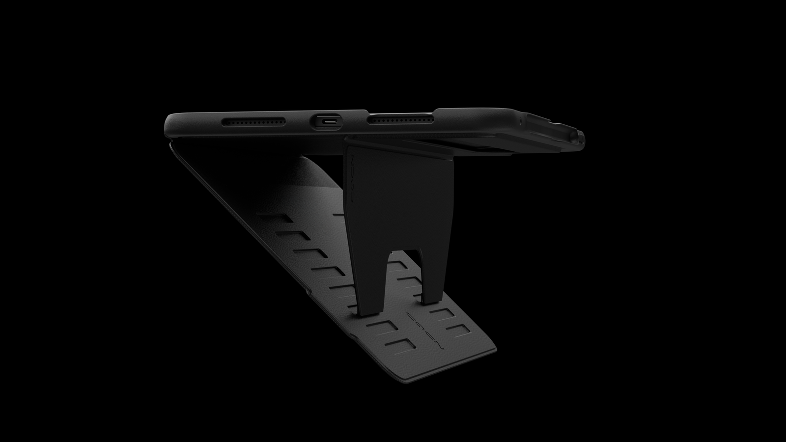 Back magnetic groove differnt angle slots