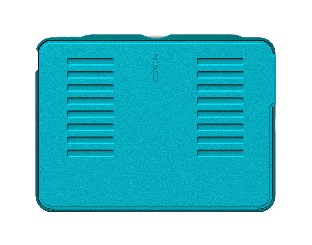 Zugu iPad Folio Case for iPad Air 11" M2 / M3 / M4 & Air 4th/5th - Aqua Teal - Mac Addict