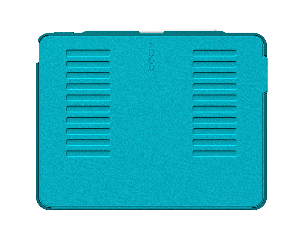 Zugu Case for iPad Air 13 M2 / M3 / M4 & Pro 12.9 3rd 4th Gen - Aqua Teal - Mac Addict