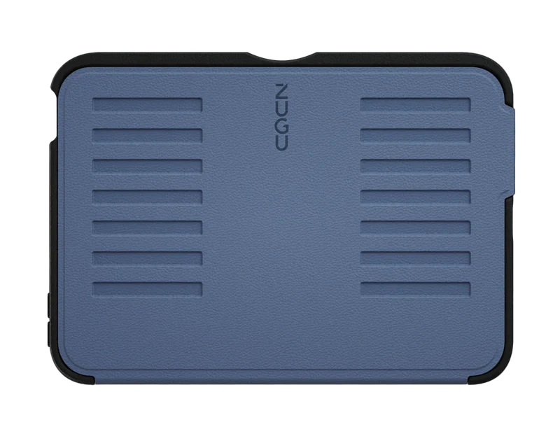 Zugu Rugged Folio Case iPad Mini 6/7 /A17 Pro Gen & Magnetic Stand - Blue