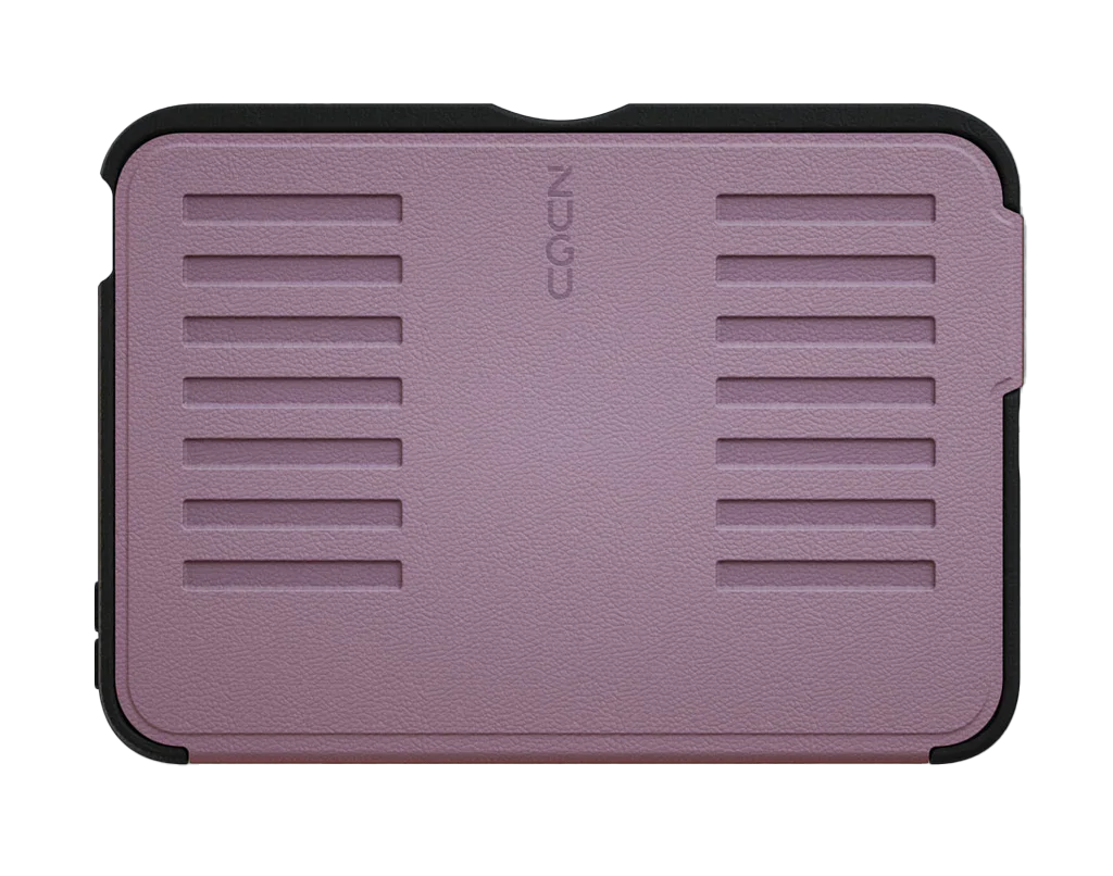 Zugu Rugged Folio Case iPad Mini 6/7 /A17 Pro Gen & Magnetic Stand - Purple