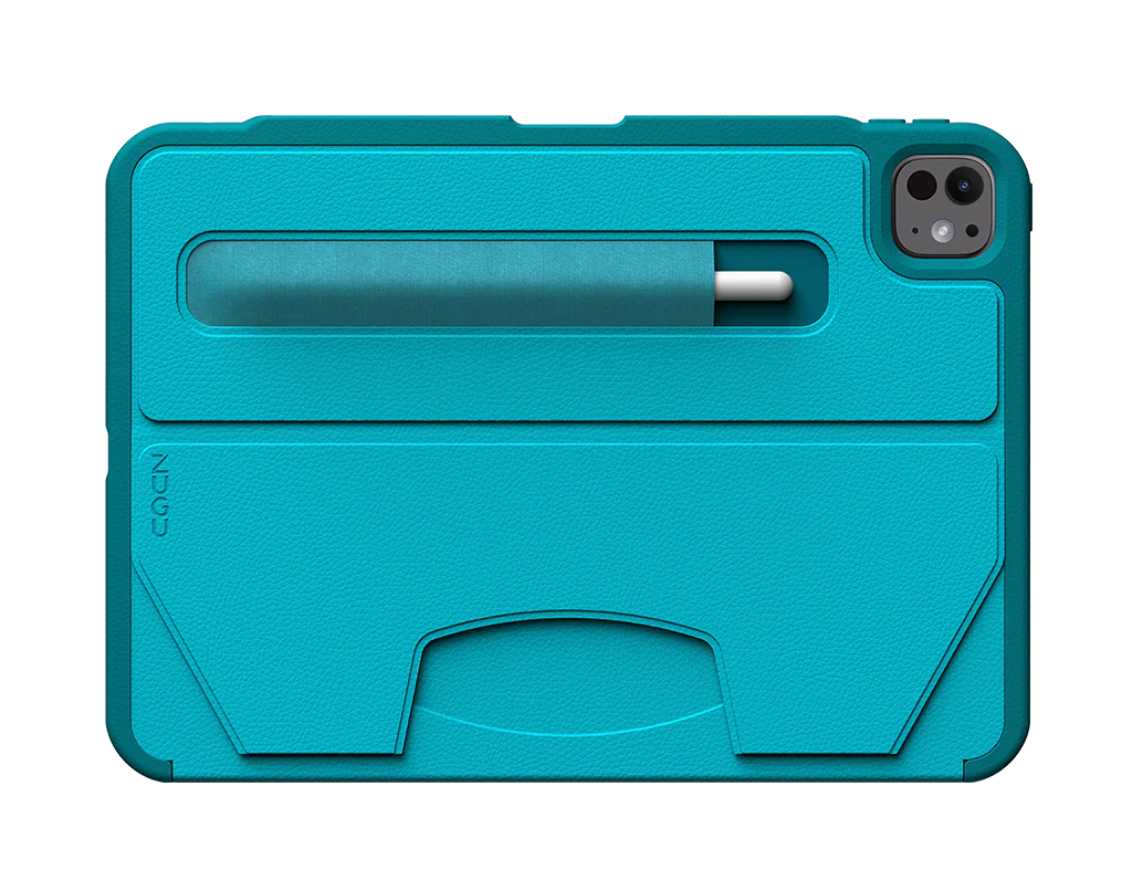 Zugu iPad Folio Case for iPad Pro 11 M4 / M5 - Aqua Teal - Mac Addict