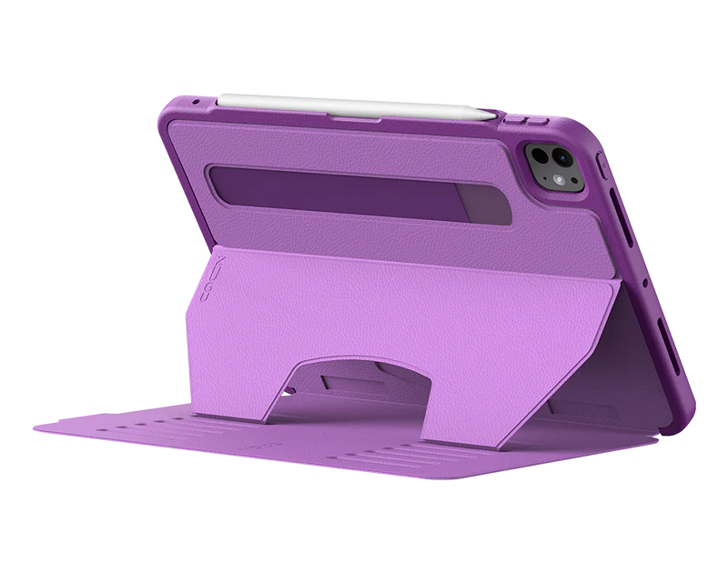Zugu iPad Folio Case for iPad Pro 11 M4 / M5 - Nova Purple - Mac Addict