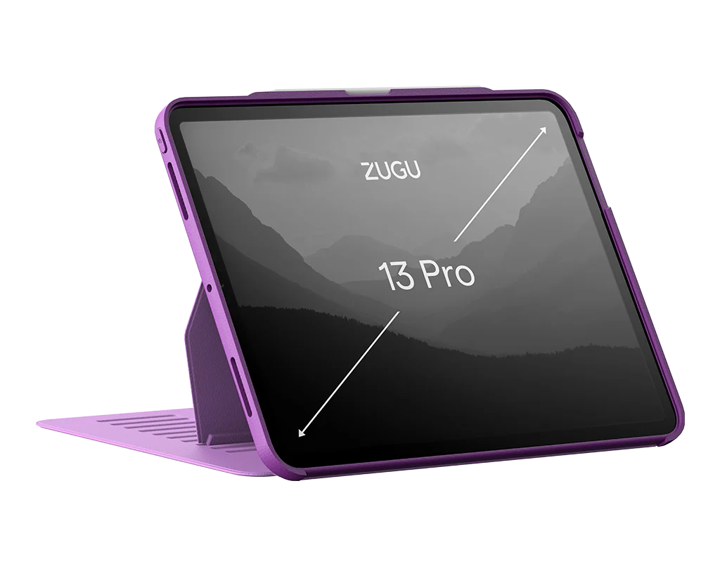 Zugu iPad Folio Case For iPad Pro 13 M4 / M5 - Nova Purple - Mac Addict