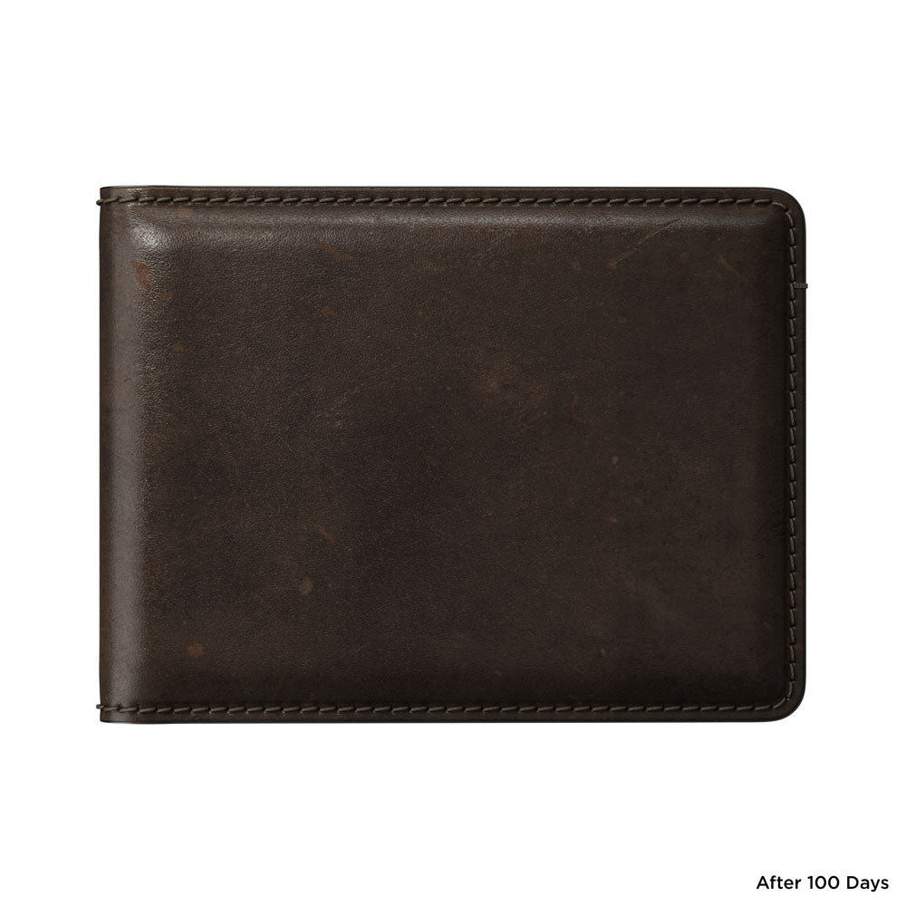 Nomad BiFold Wallet w/ Horween Leather - BROWN - Mac Addict