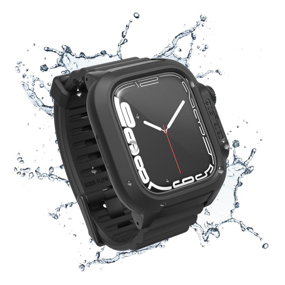 Catalyst Waterproof Case and Band for Apple Watch Series 8/7 45mm - Stealth Black