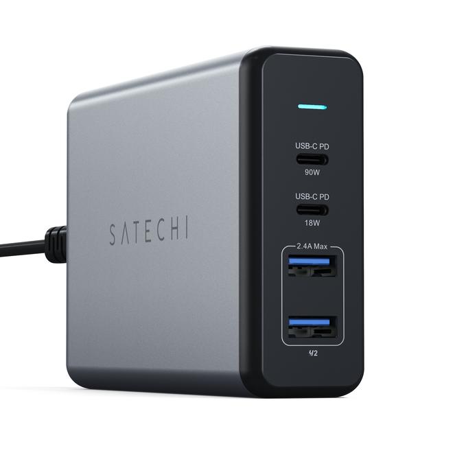 Satechi 108W Pro Type-C PD Charger w/ 2 x USB-C & 2 x USB-A - Mac Addict